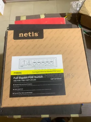Netis 4port Poe Full Gigabit 4gbe+1gbe+1sfp Uplink)
