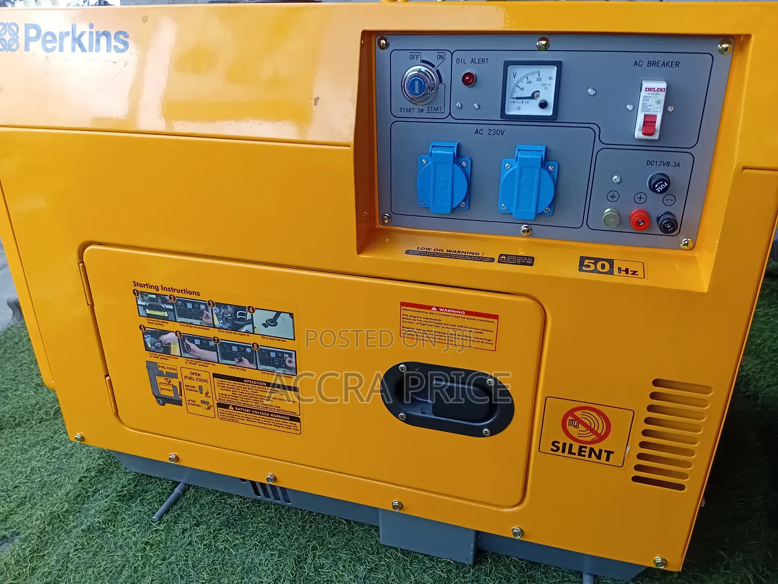 13000w Mirth 10kva Perkins Diesel Generator System