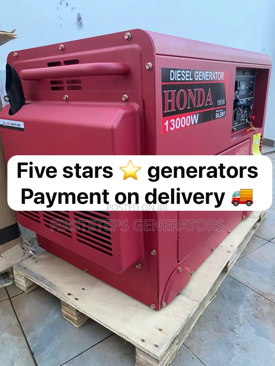 Estate Diesel Generator Low Sound 10kva 13000ec Plant New