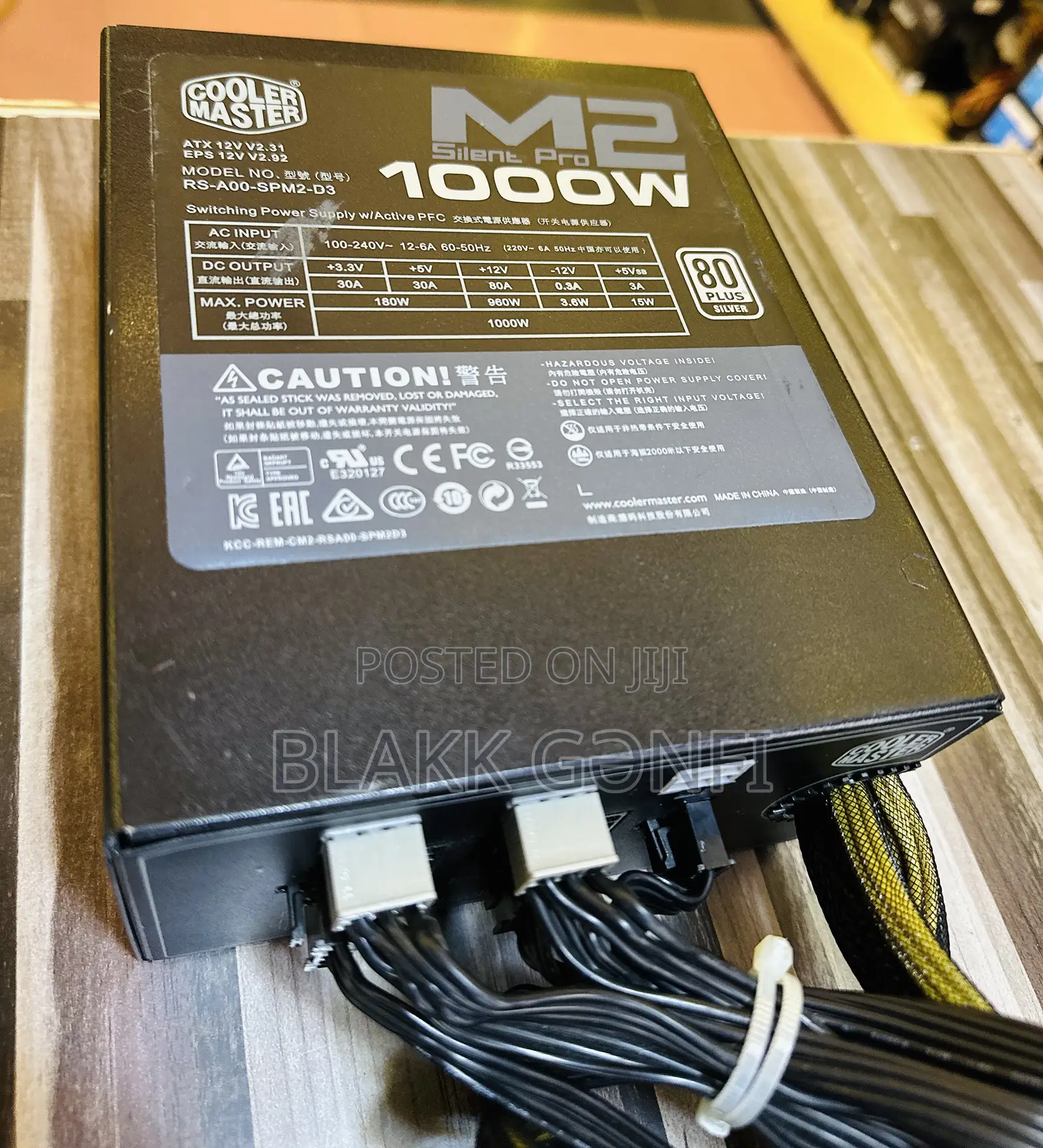Coolermaster M2 Silent Pro 1000w Power Supply