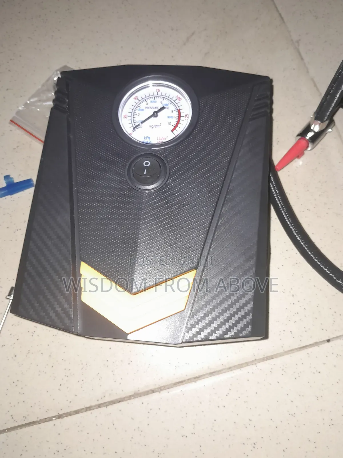 Tyre Pressure Pump for All Cars Also Pump for Everything