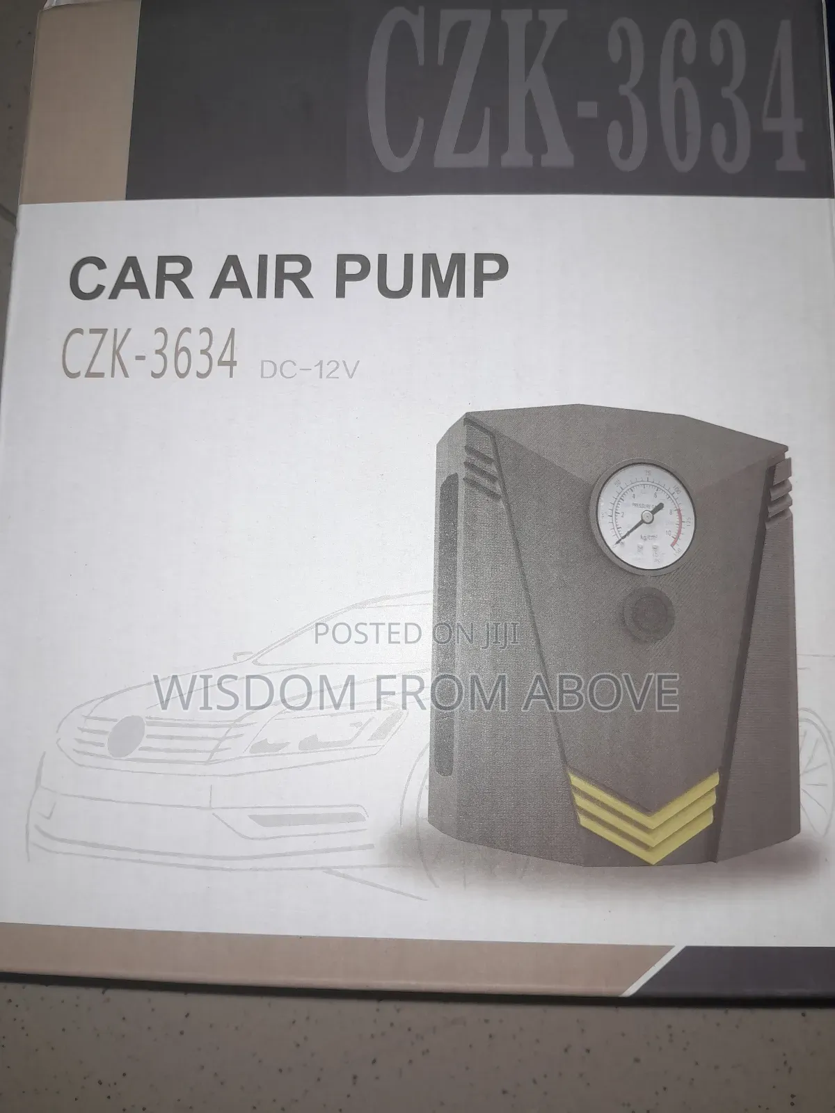 Tyre Pressure Pump for All Cars Also Pump for Everything