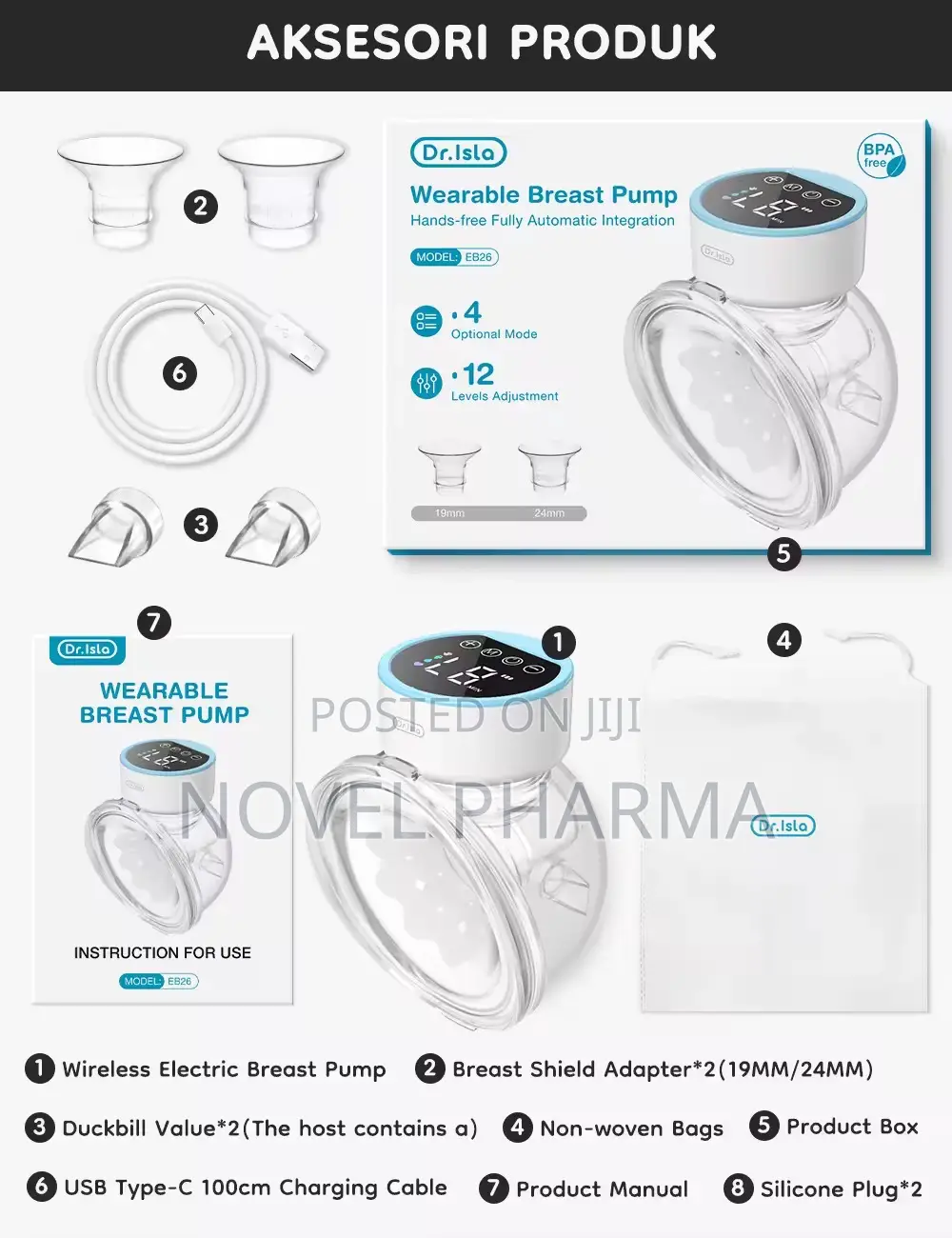 Dr Isla Wearable Breast Pump