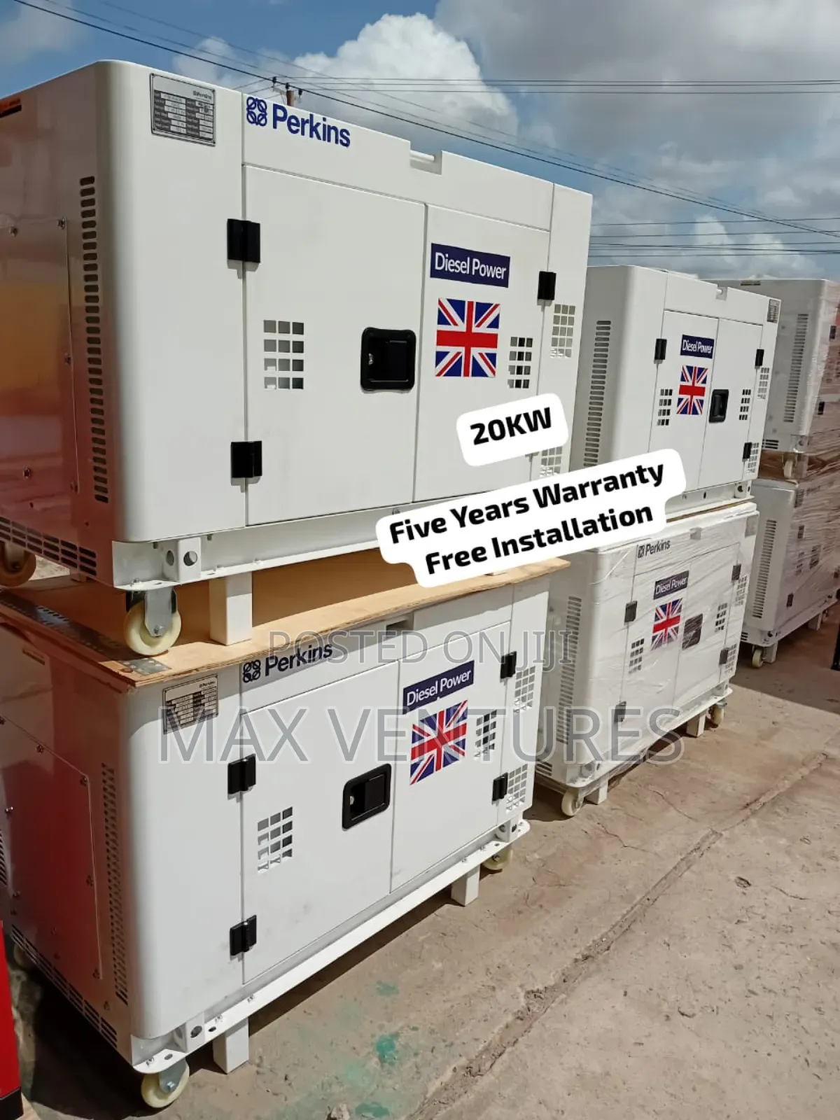 20kva Diesel Perkins Generator Rugged Molded for Home