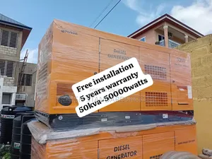 Supercharged 50kva Silent Diesel Generator