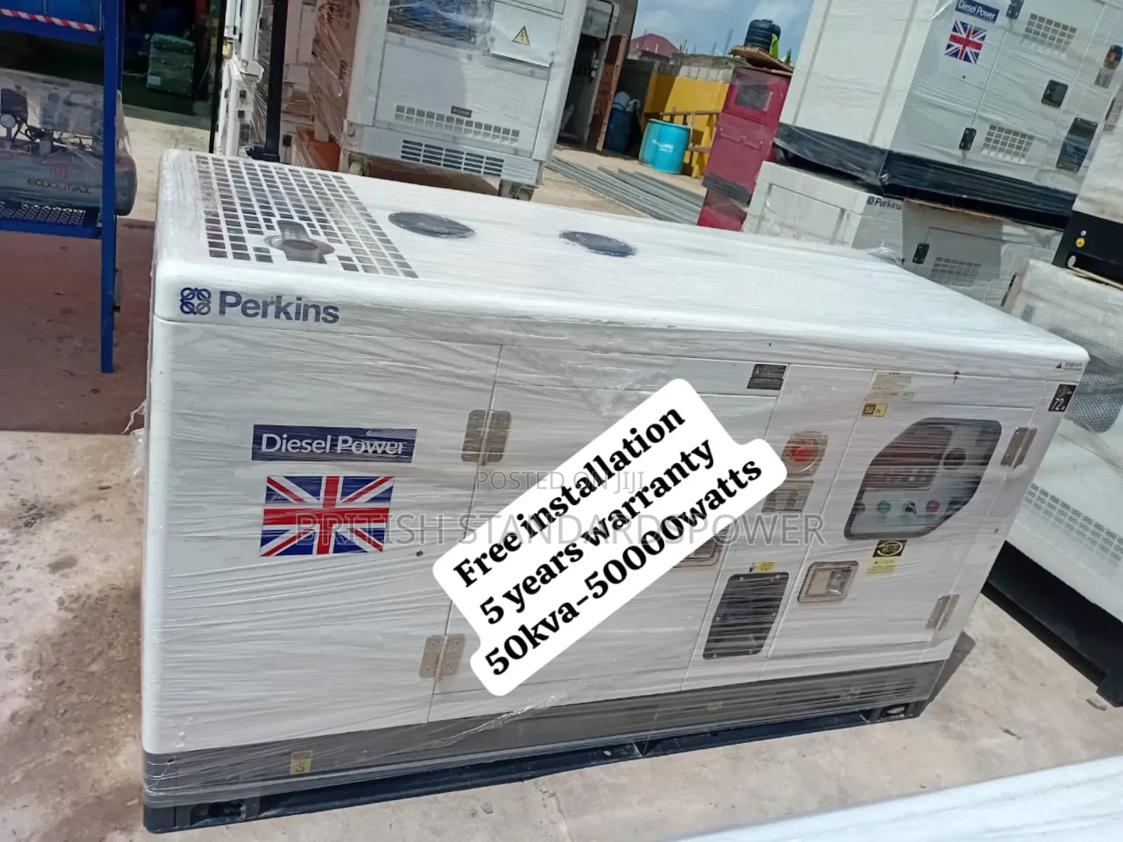 Power Controller 50kva Silent Diesel Generator