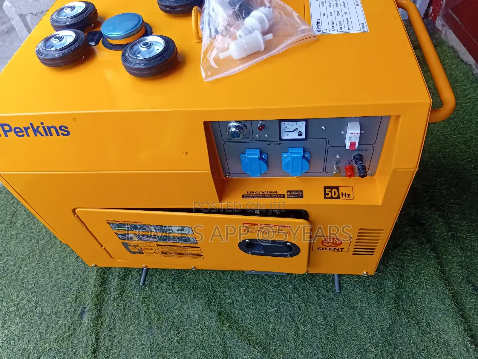Sparkling 10kva Perkins Diesel Keystart Perkins Generator