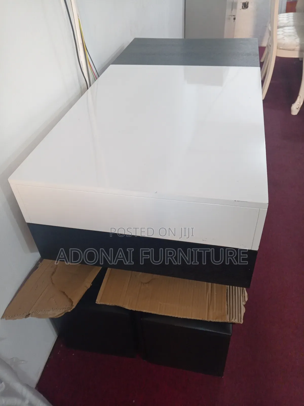 Black White Wooden Center Tables