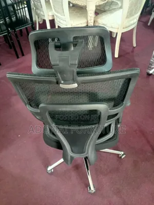 Fully Black Orthopedic Office Seat