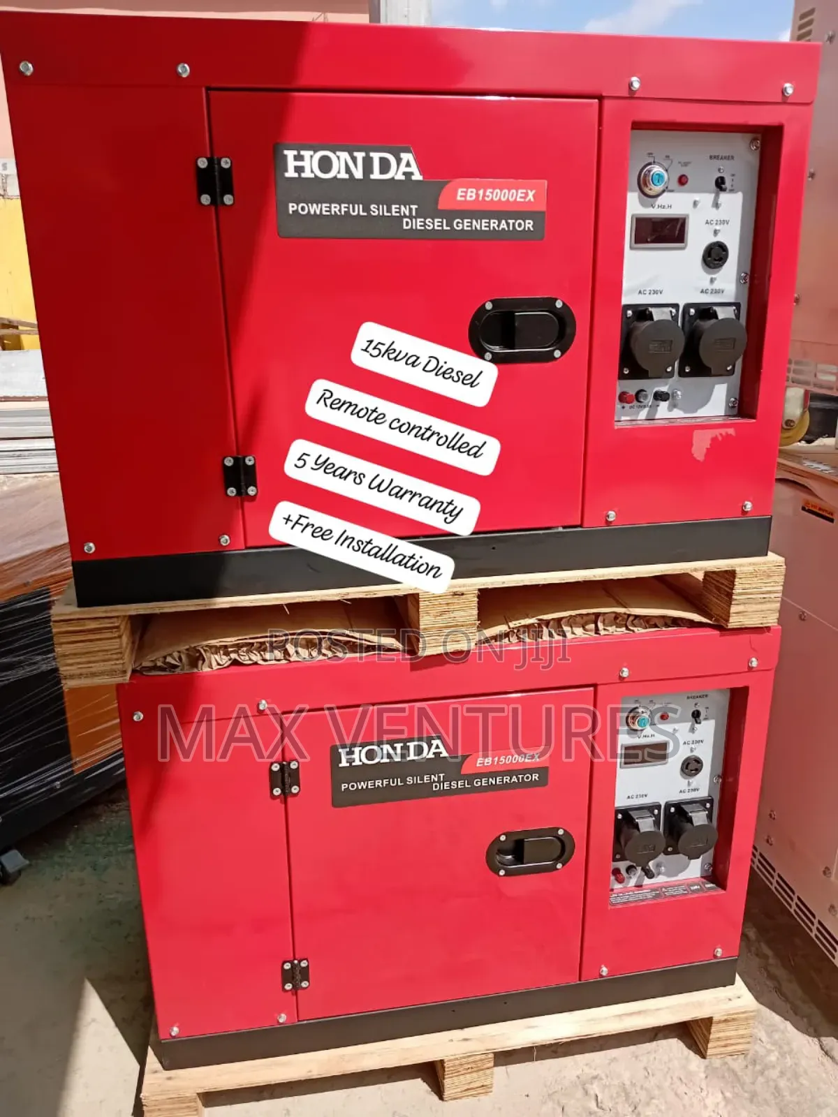 16500 Diesel Generator Honda Pleasant and Agreeable