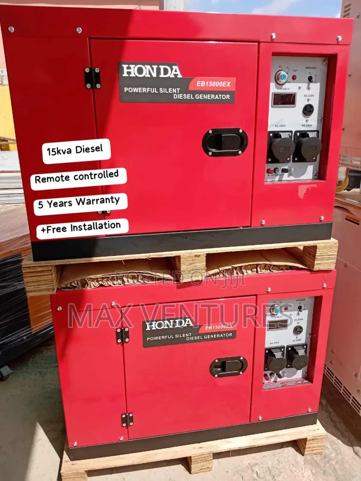 16500watts Diesel Honda Generator Brilliant and Resplendent
