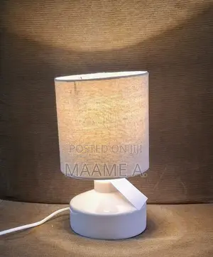 Modern White Ceramic Small Table Lamp
