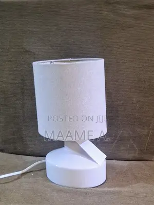 Modern White Ceramic Small Table Lamp