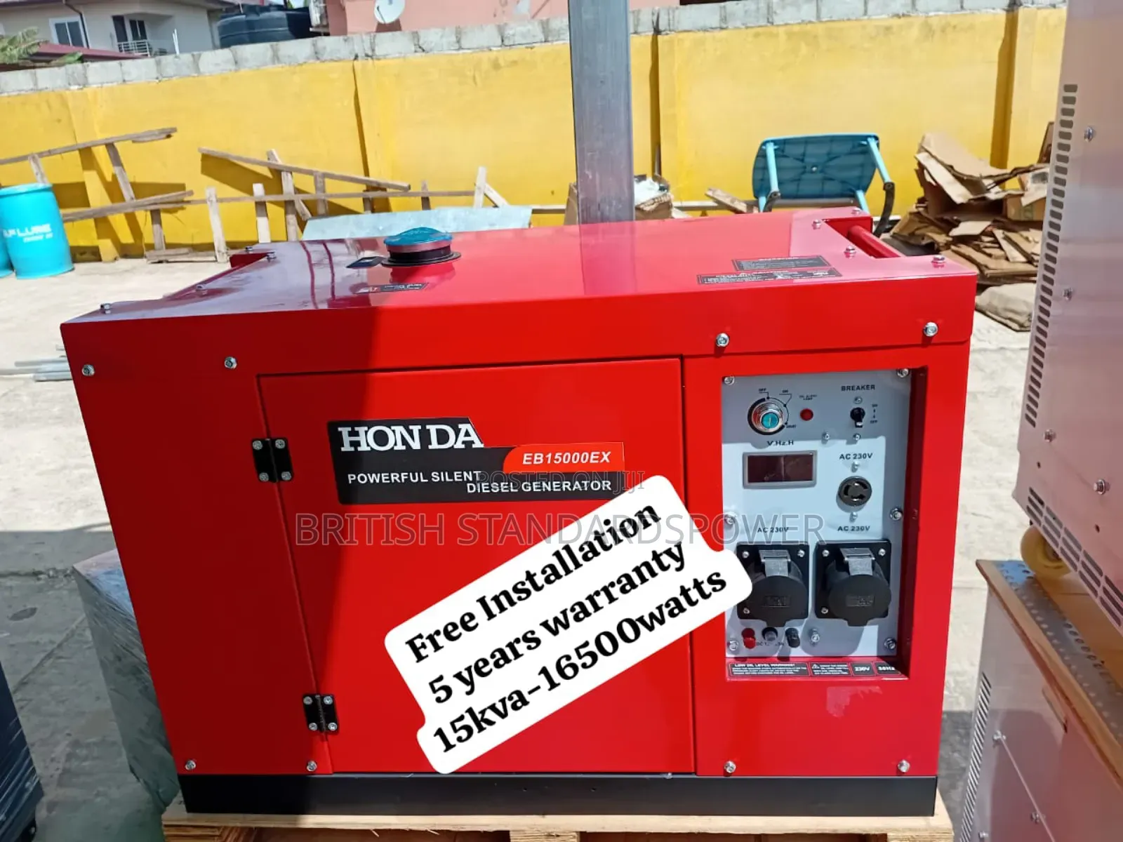 Remote Engine Start 15kva Diesel Genset