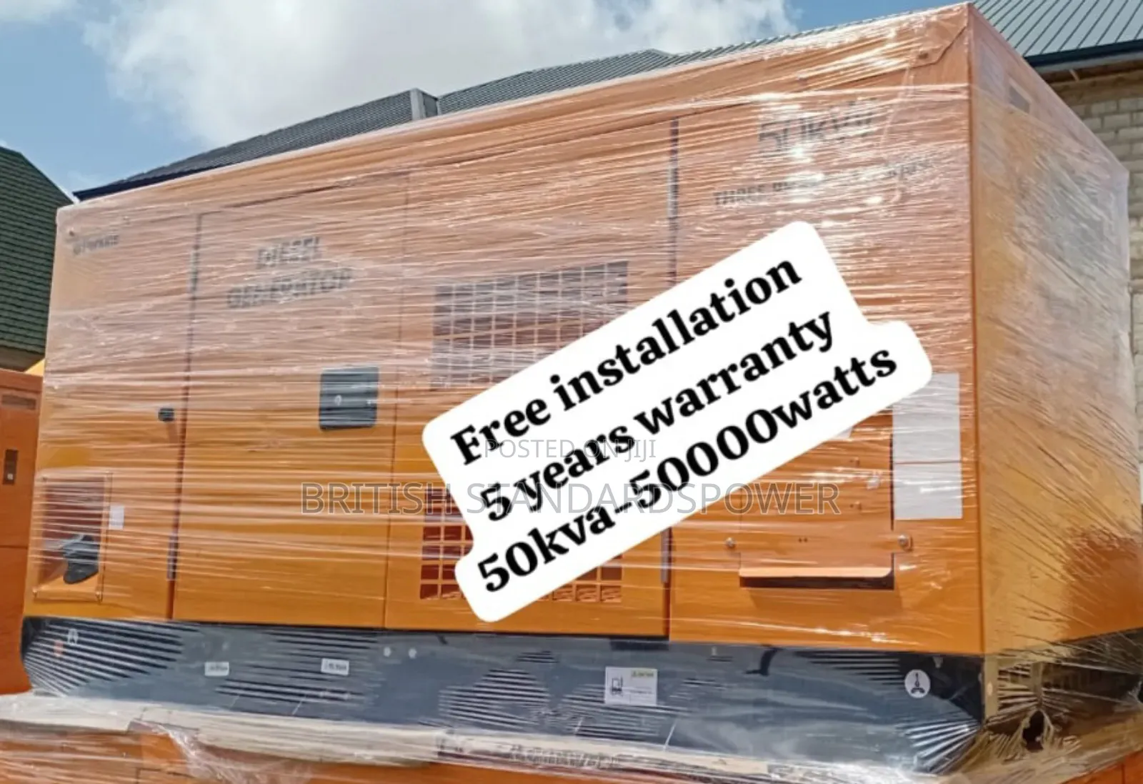 High Availability Rate 50kva Diesel Generator