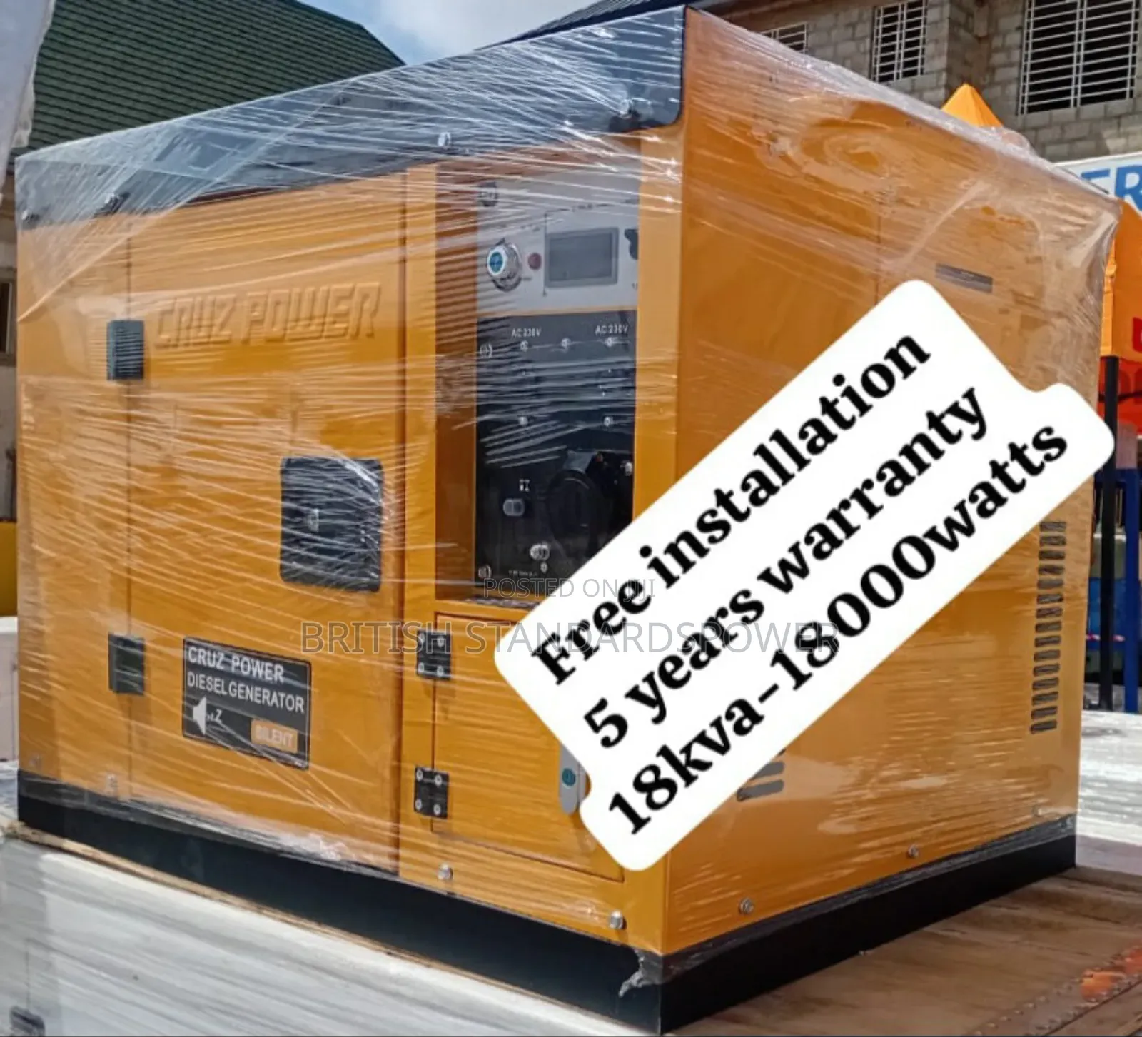 Durable 18kva Diesel Powered Generator