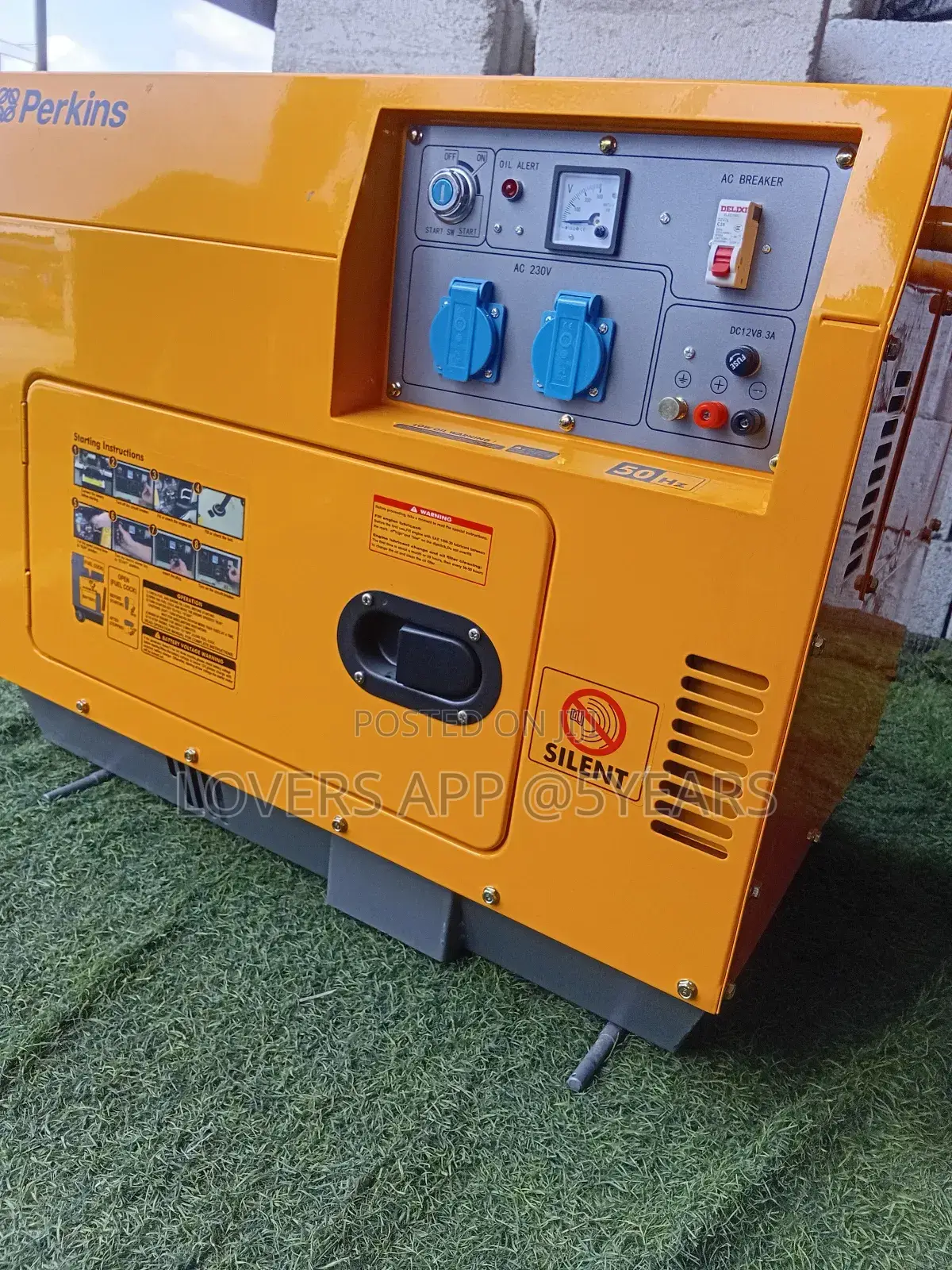 Energy Master 10kva Diesel Keystart Perkins Generator