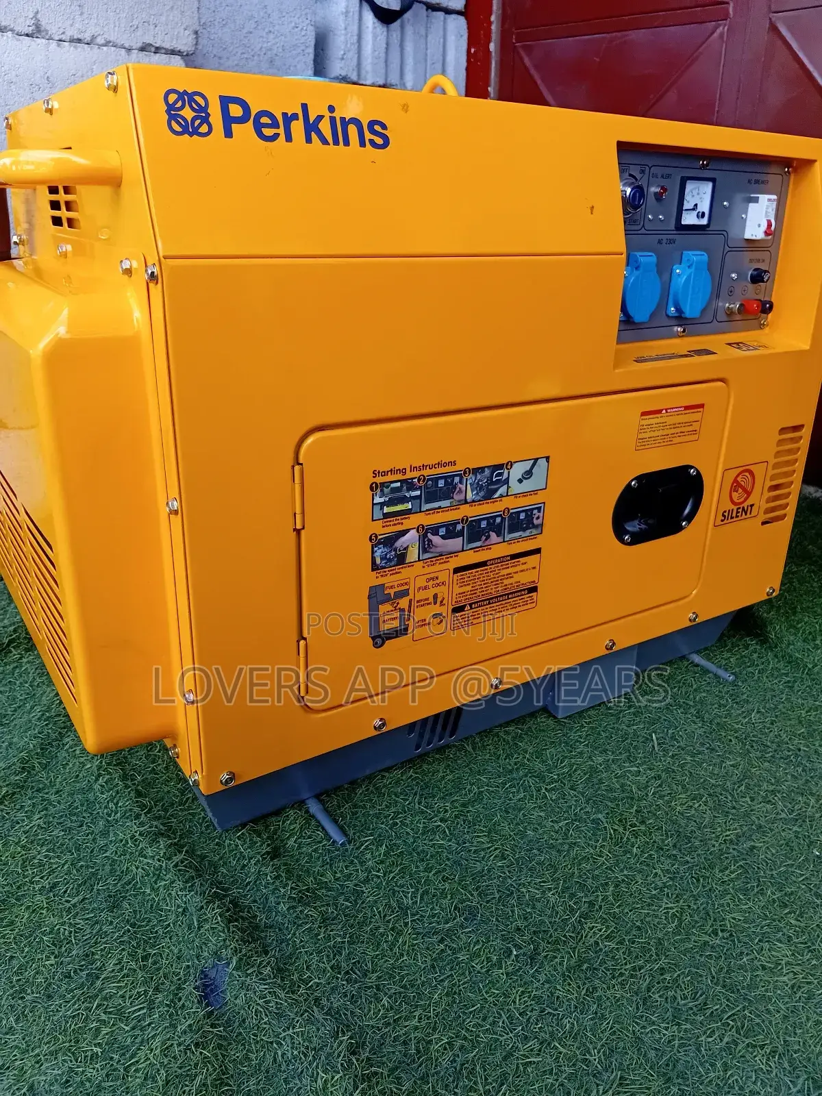 Rejuvenation 10kva Perkins Diesel Keystart Perkins Generator
