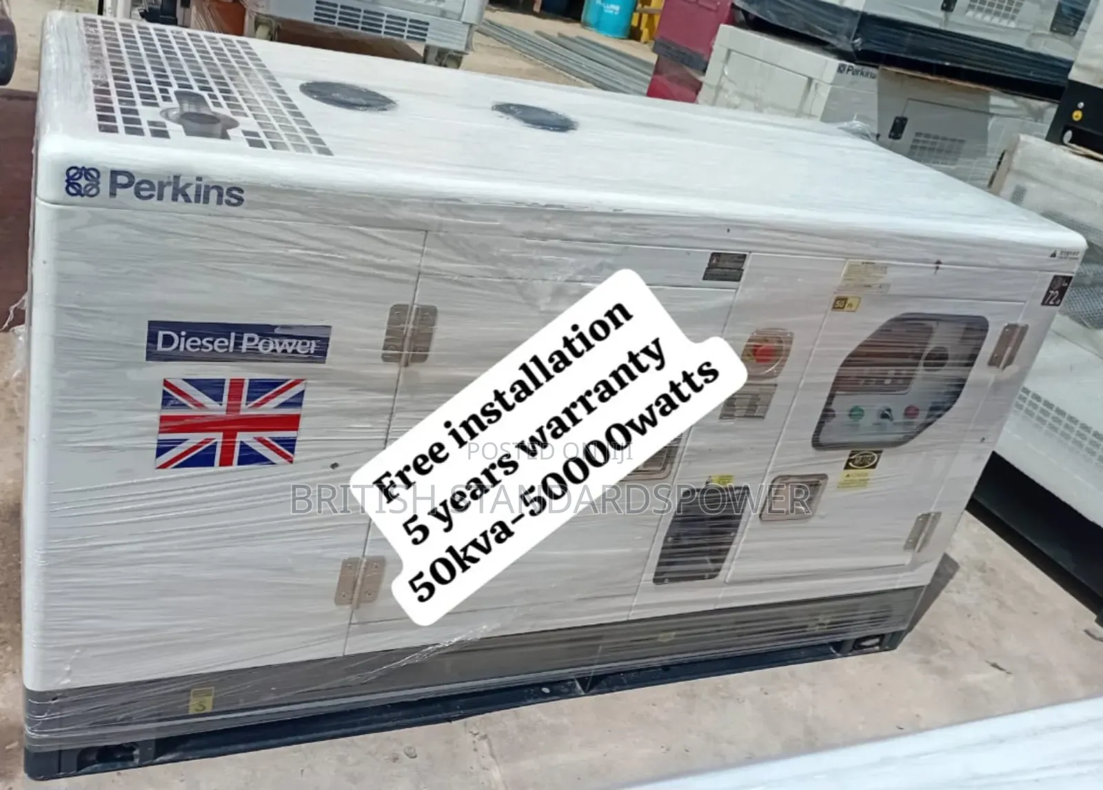 Self Sustainable 50kva Silent Diesel Generator