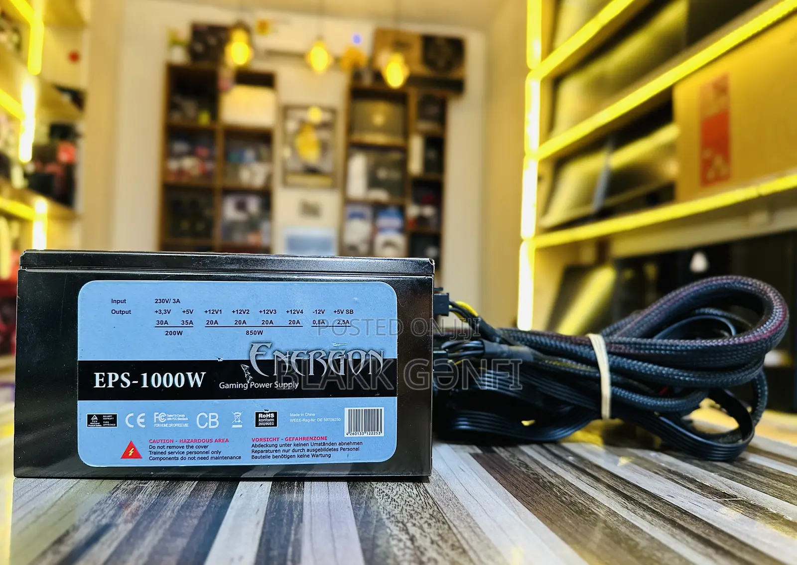Energon 1000w Sem-modular Power Supply