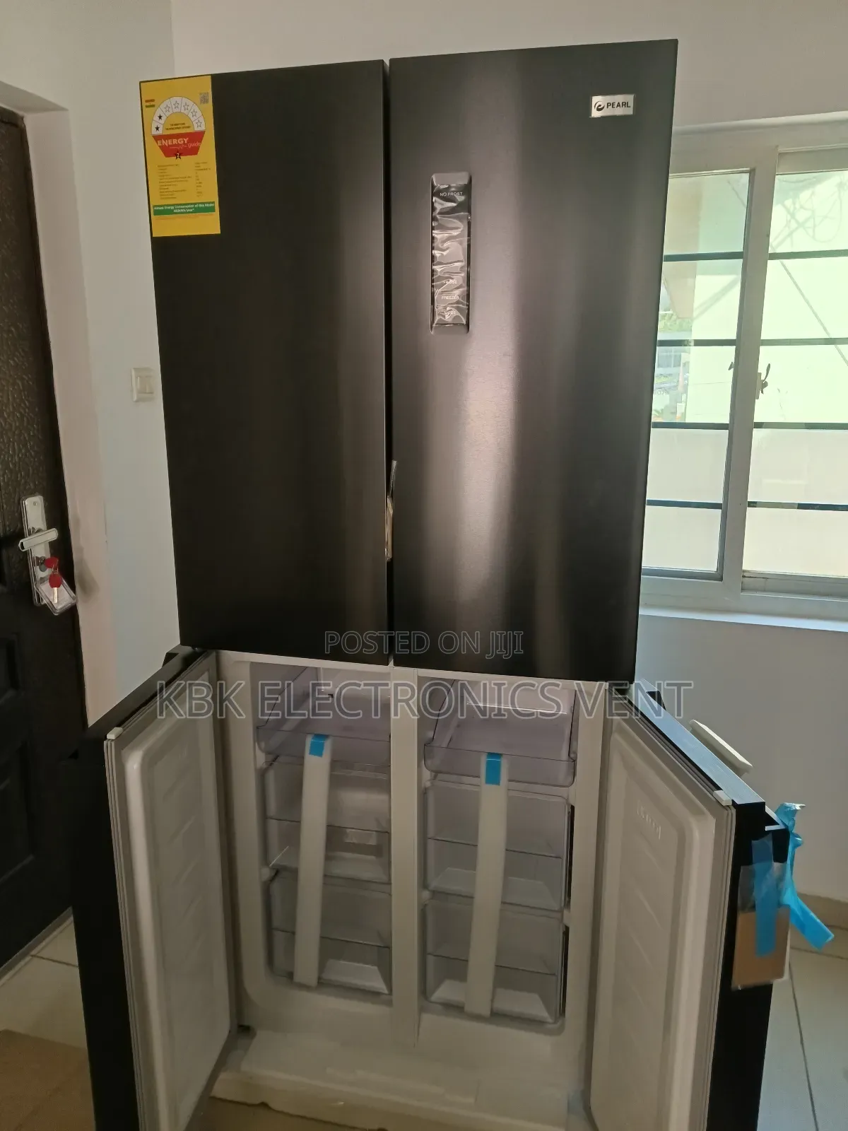 Pearl 368ltr 4door Refrigerator Side/Side Fridge