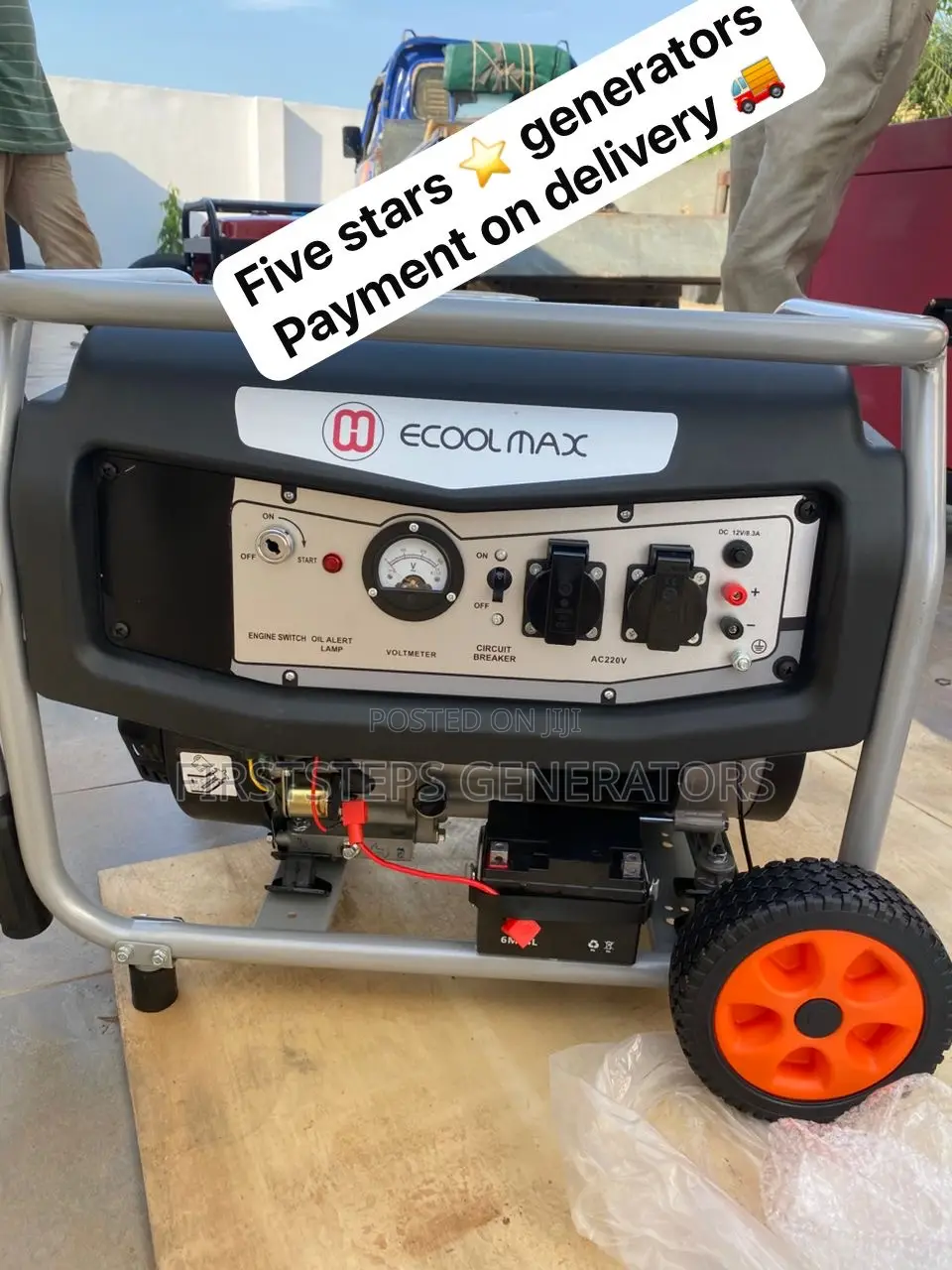 Original Copper Ecoolmax 7.5kva Generator Silent and Better