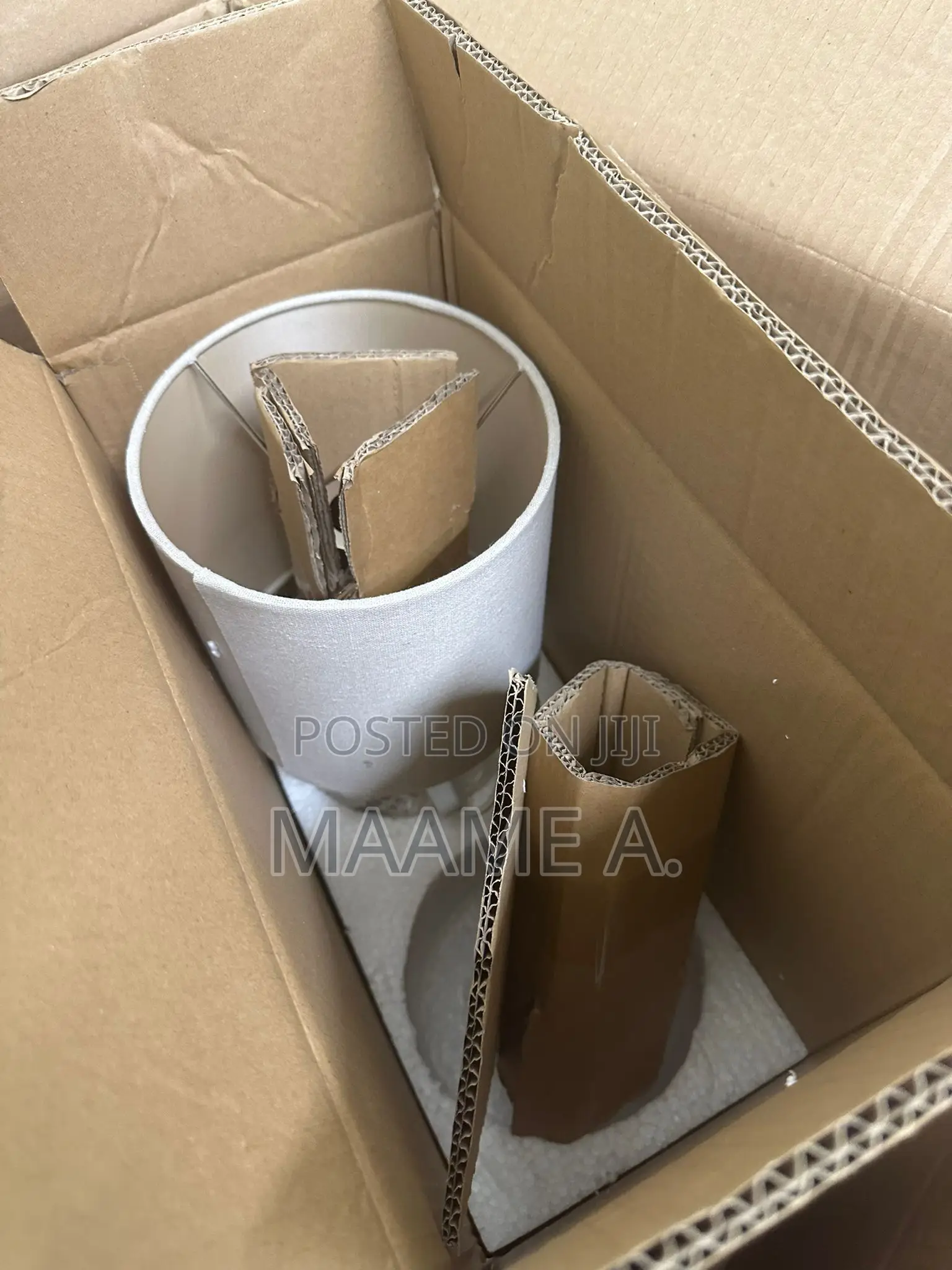 Modern White Ceramic Small Table Lamp