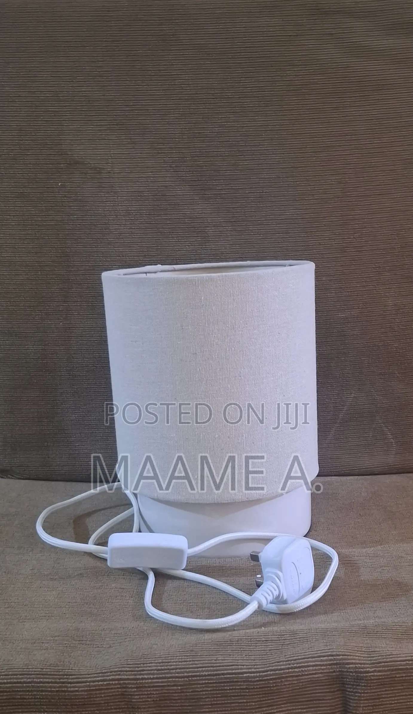 Modern White Ceramic Small Table Lamp