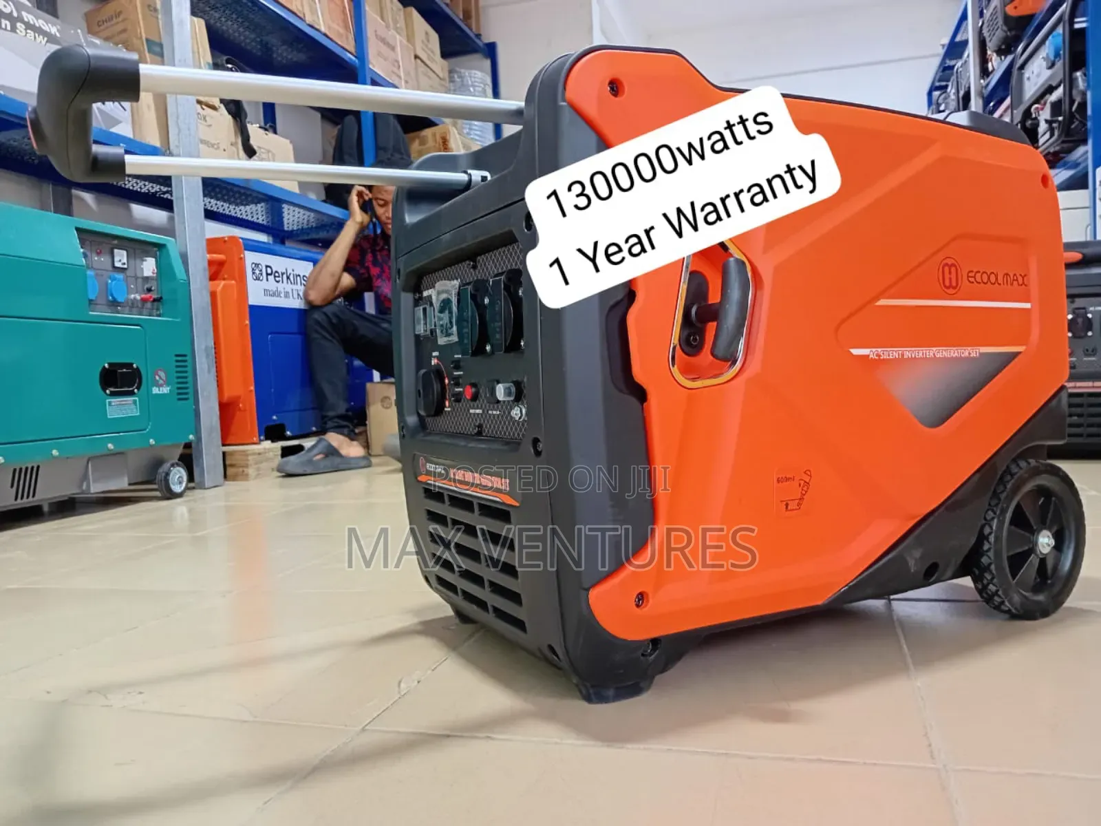 10kva Diesel Ecoolmax Generator Boot Up Easily