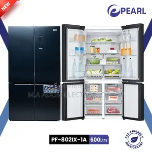 Pearl 600 Litres Side by Side 4 Doors Refrigerator