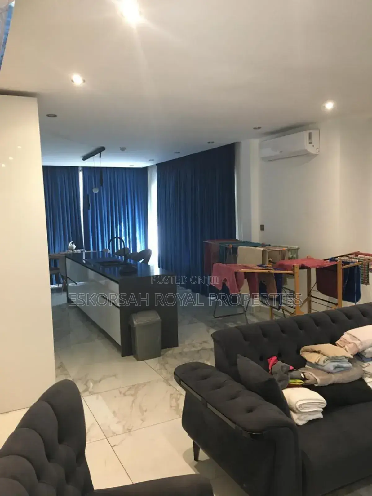 Furnished 3bdrm House in East Airport Tseaddo for rent