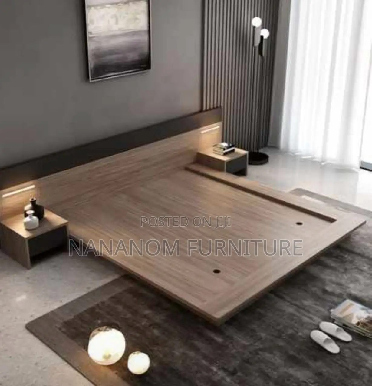 Modern Kingsize Bed Frame Available