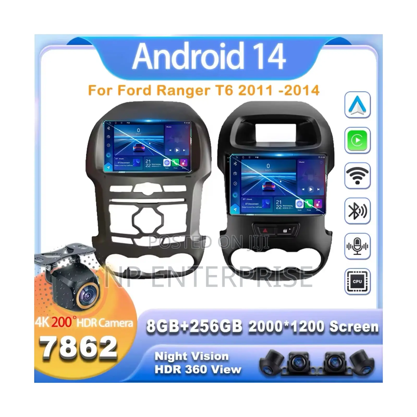 Ford Ranger 2011-2014 Android Tape