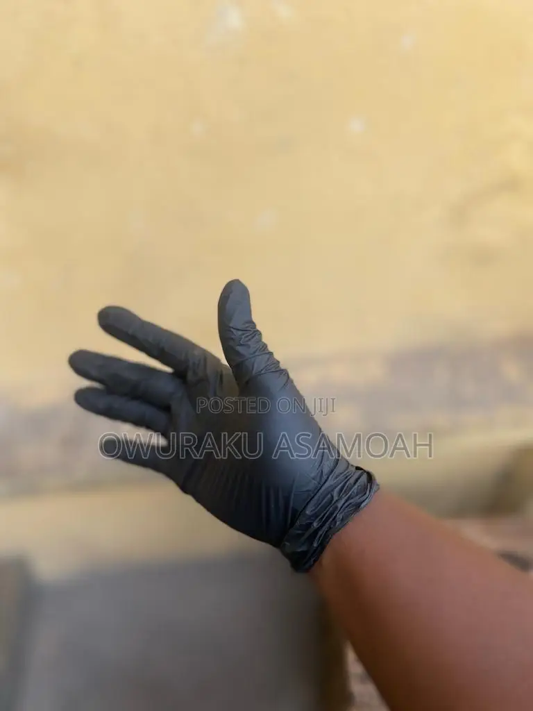 Disposable Nitrile Powder Free Black Gloves