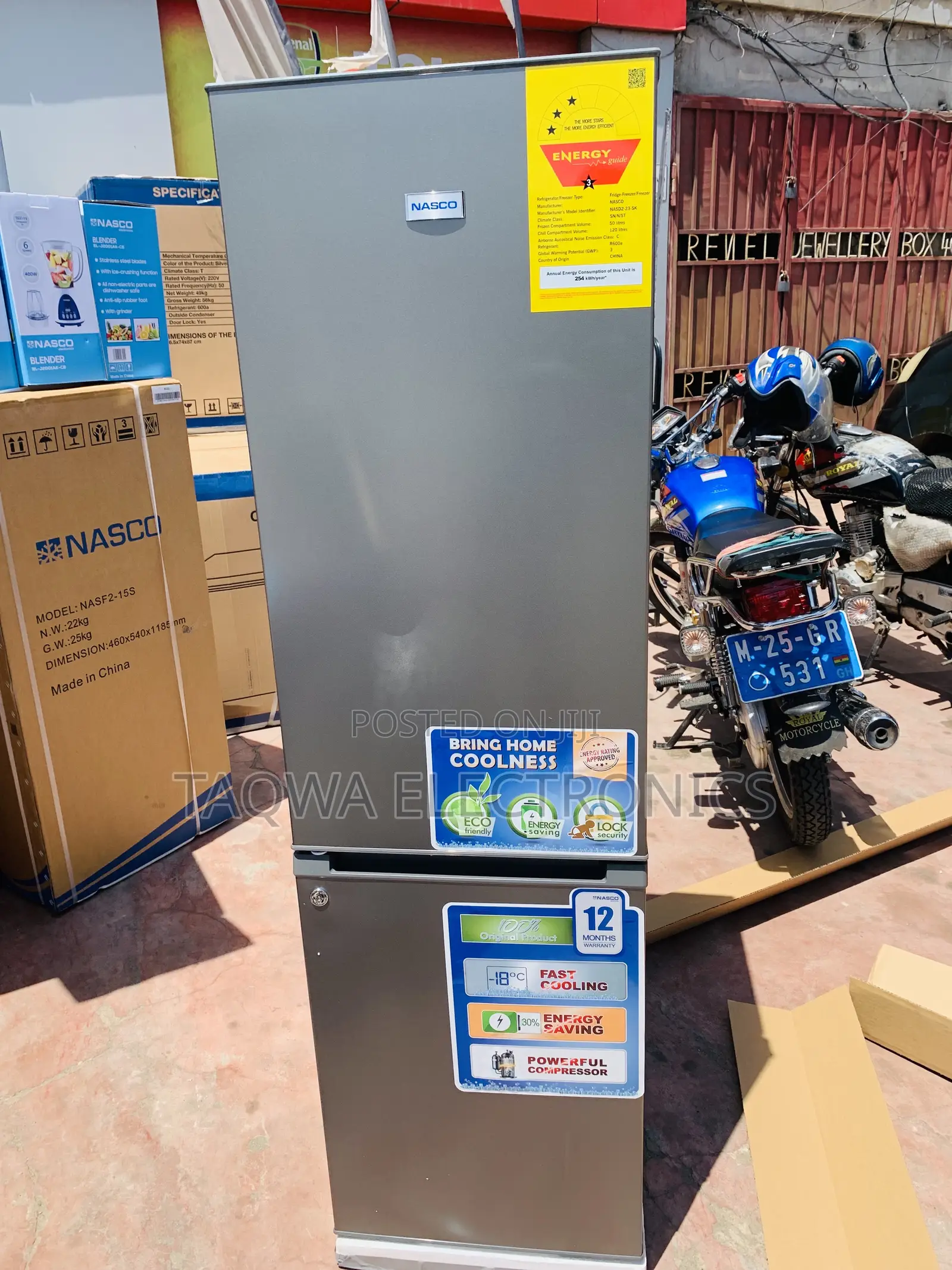 Nasco Fridge With 170 Liters