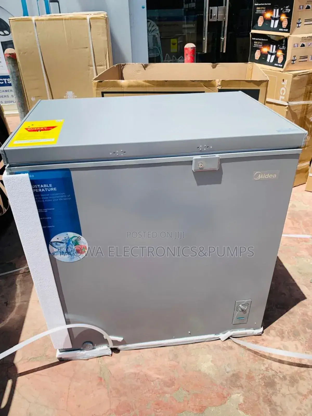 Silver Color Midea 200l Freezer