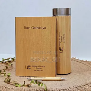 Souvenir Bamboo-Style 3 in 1 Promotional Book Pen