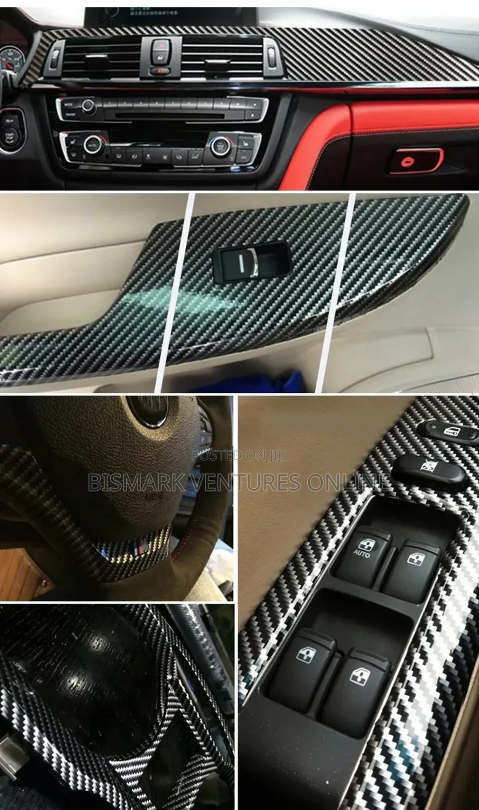 50*200cm 2d Carbon Fiber Film for Cars, Motorcycles Ect