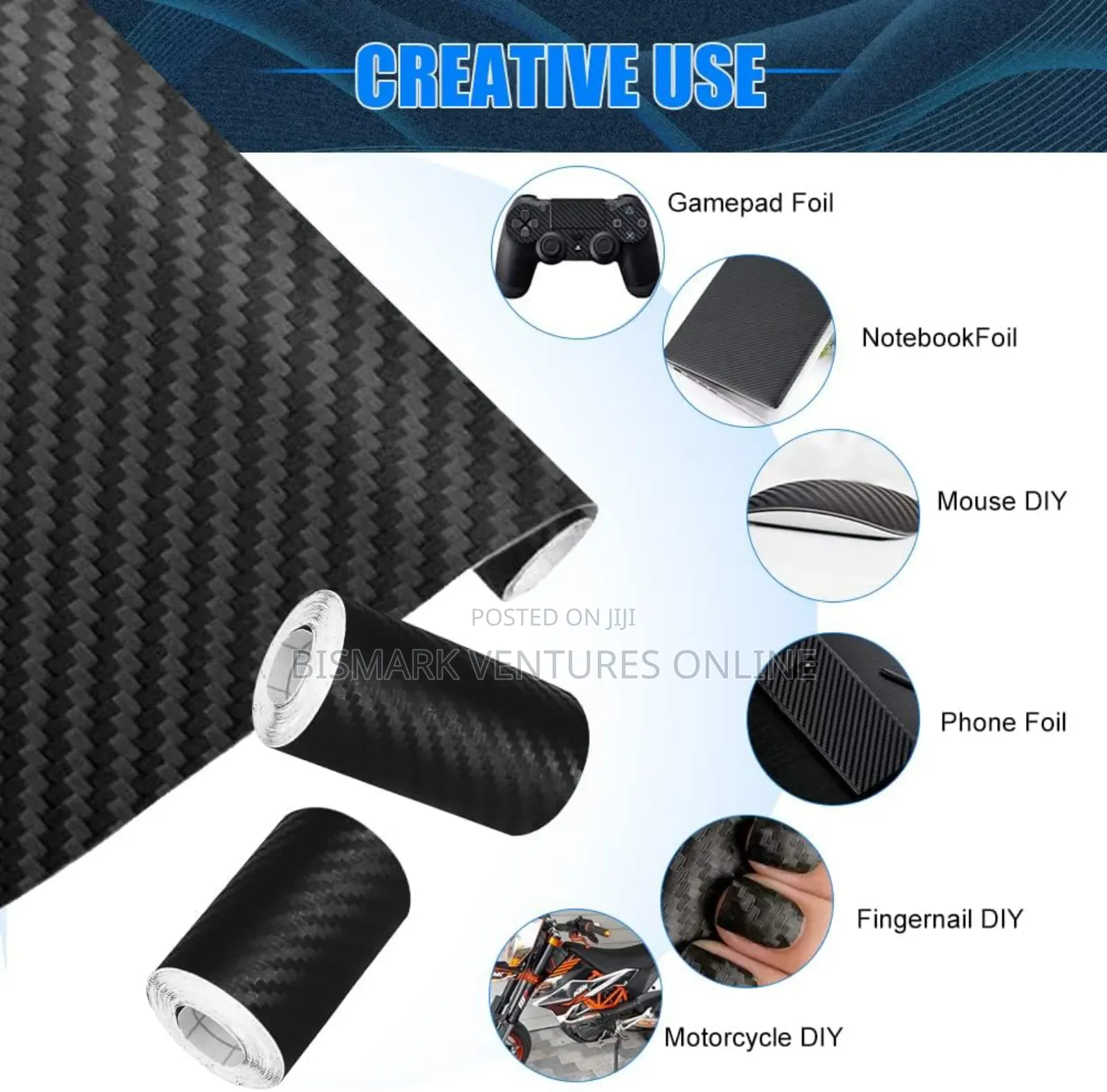 7*5meters 3d Carbon Fibre Tape