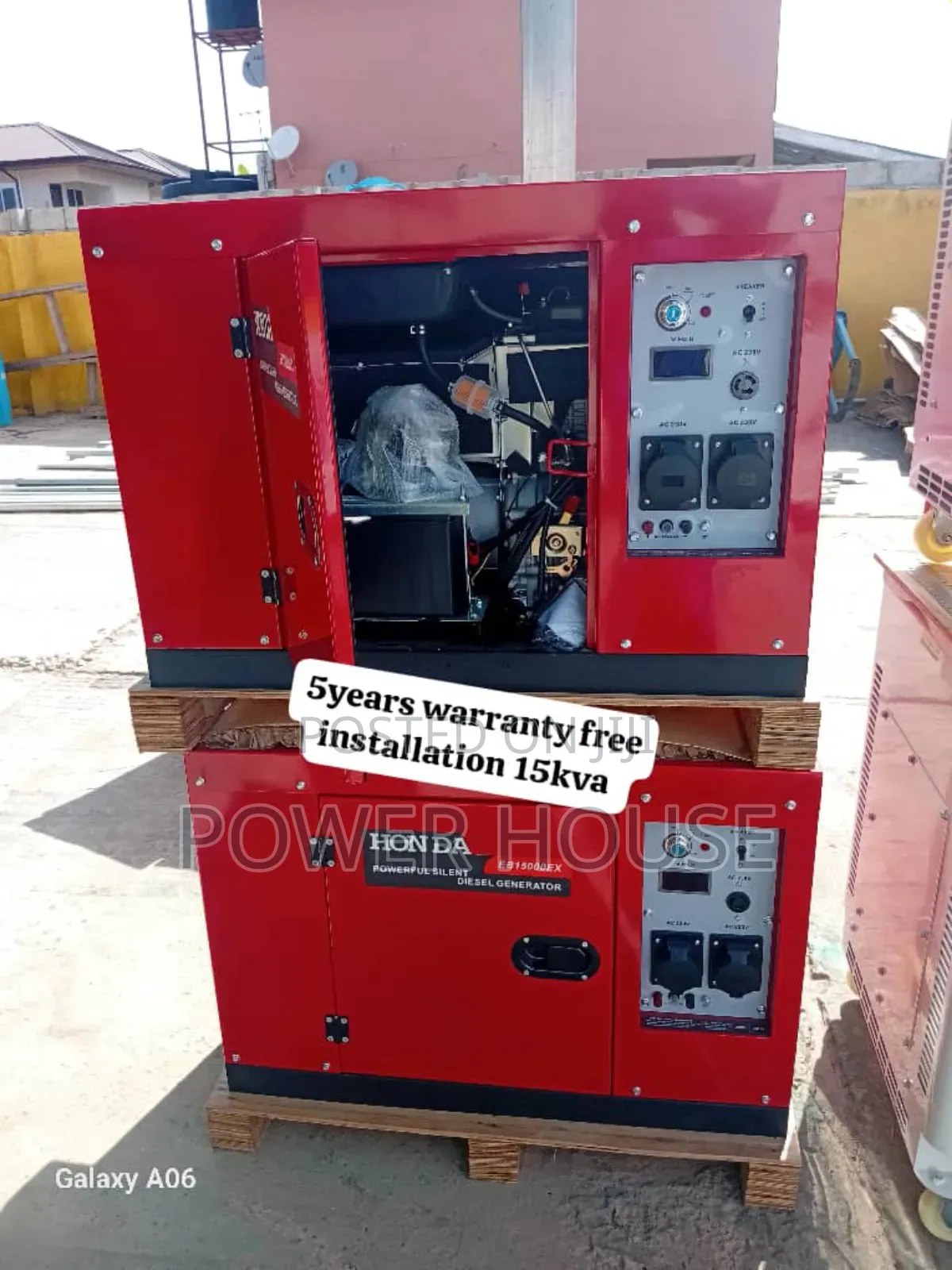 Celebrity's Honda Diesel Generator 15kva 16500watts