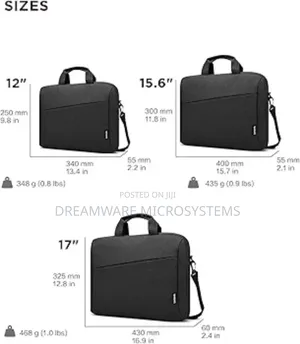 Lenovo 16" Laptop Shoulder Bag T210 Water Repellent - Black