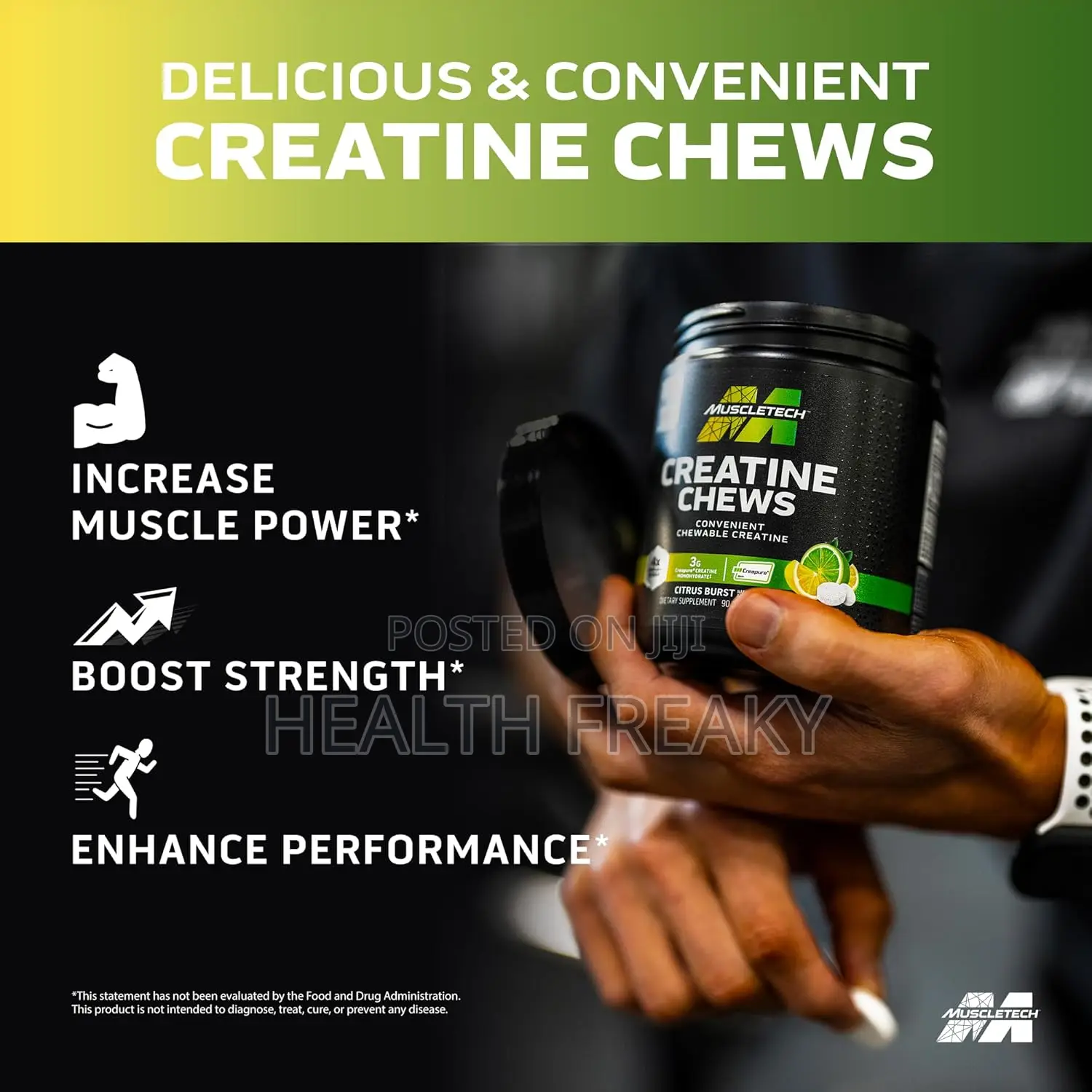 Creatine Chews Creatine Monohydrate Muscle Builder Energy