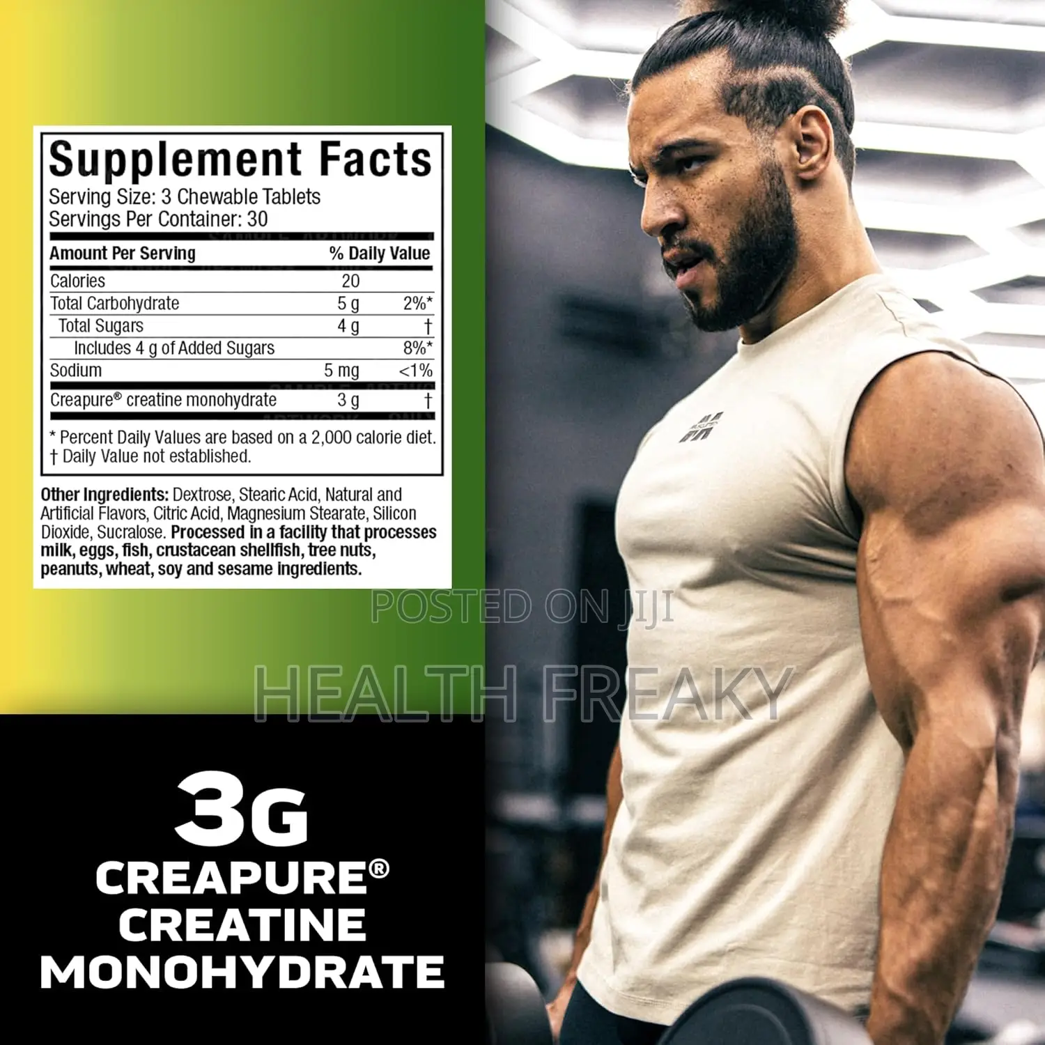 Creatine Chews Creatine Monohydrate Muscle Builder Energy