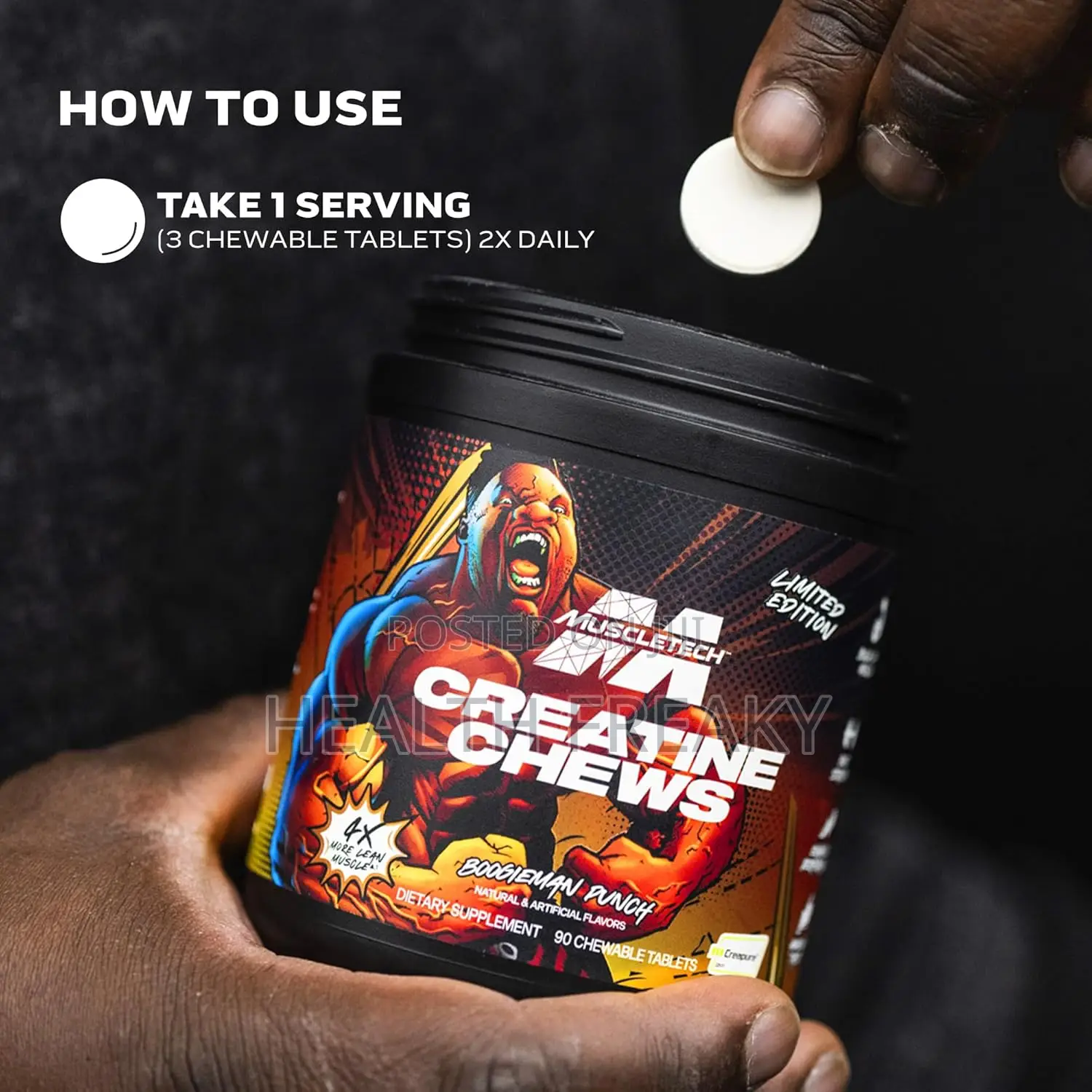 Creatine Chews Creatine Monohydrate Muscle Builder Energy