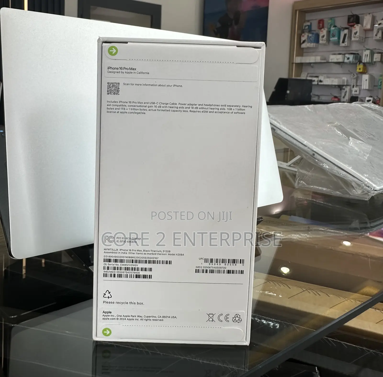 New Apple iPhone 16 Pro Max 512 GB Black