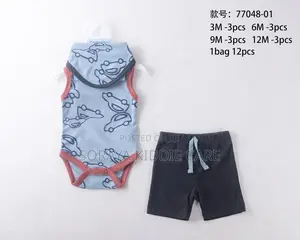 Boys Bodysuits With Pants and a Bib