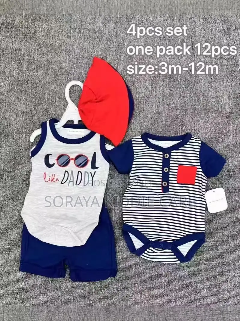 Baby Boys 4 Piece Dress Set