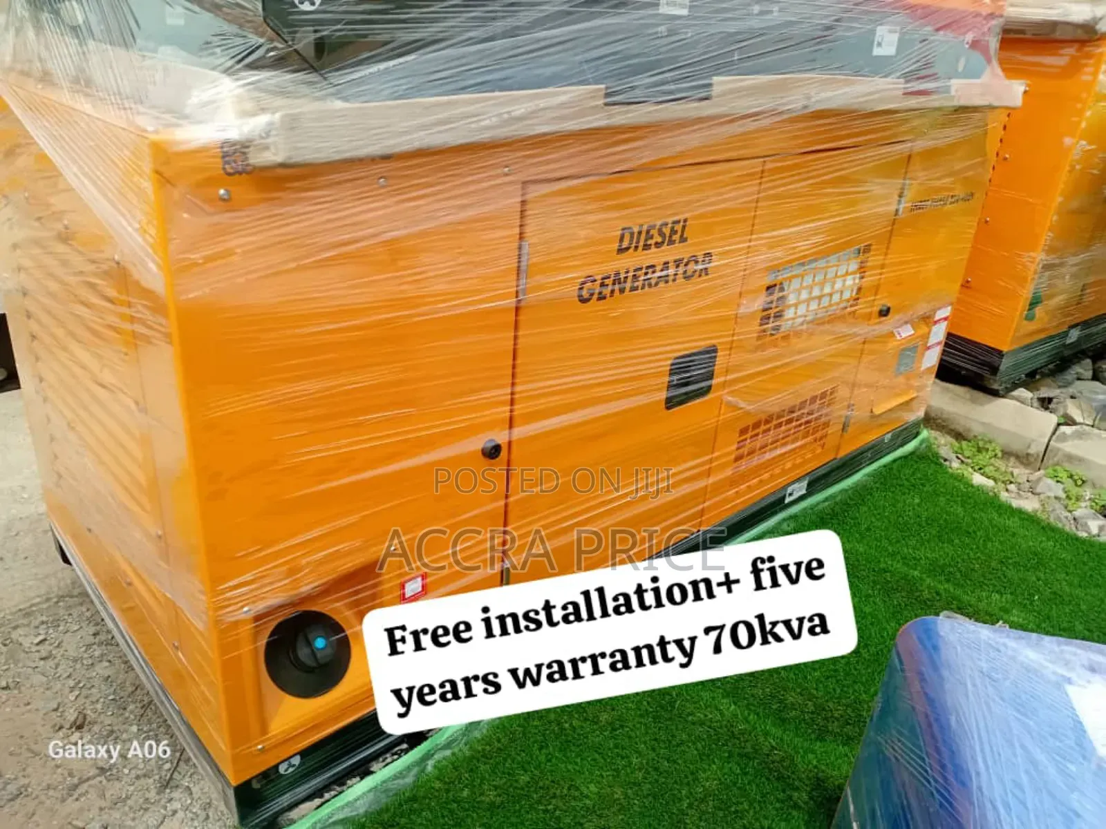 Well Circuited Perkins Diesel Generator 70kva Rated Diesel