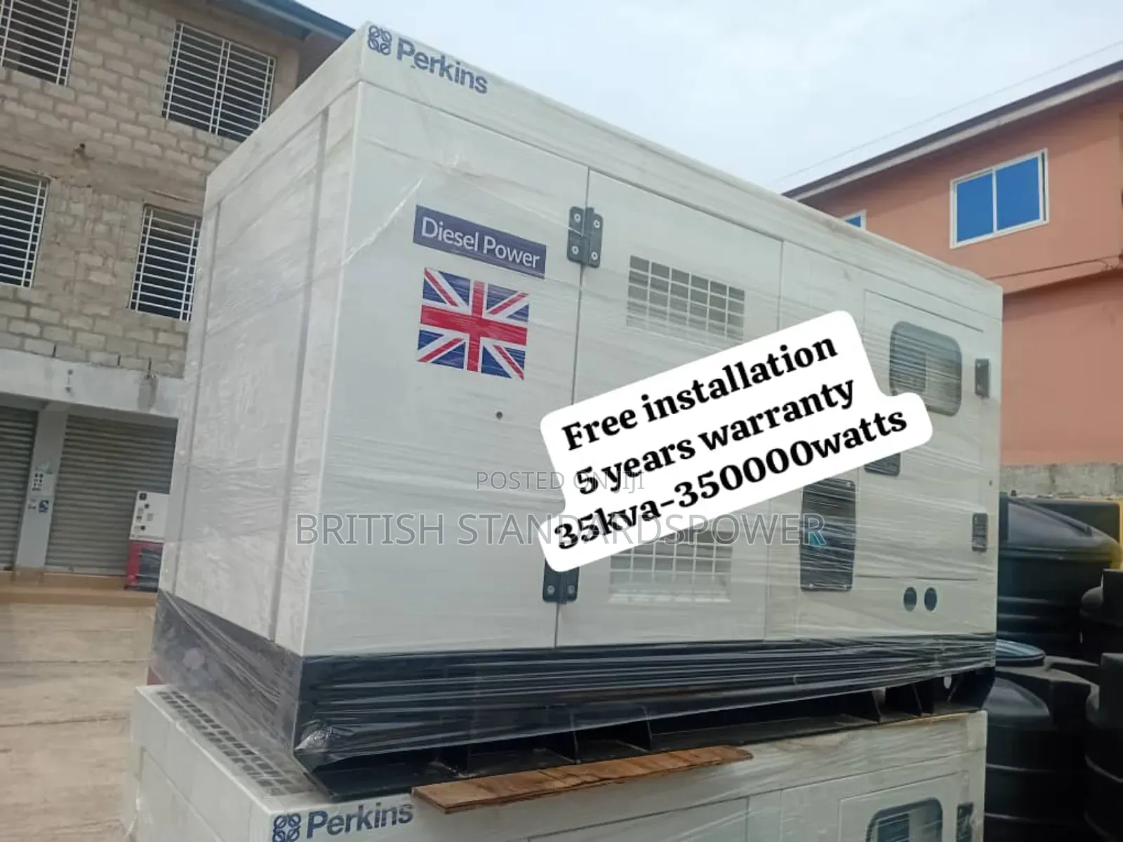 Sound Muted 35kva Silent Diesel Generator Set