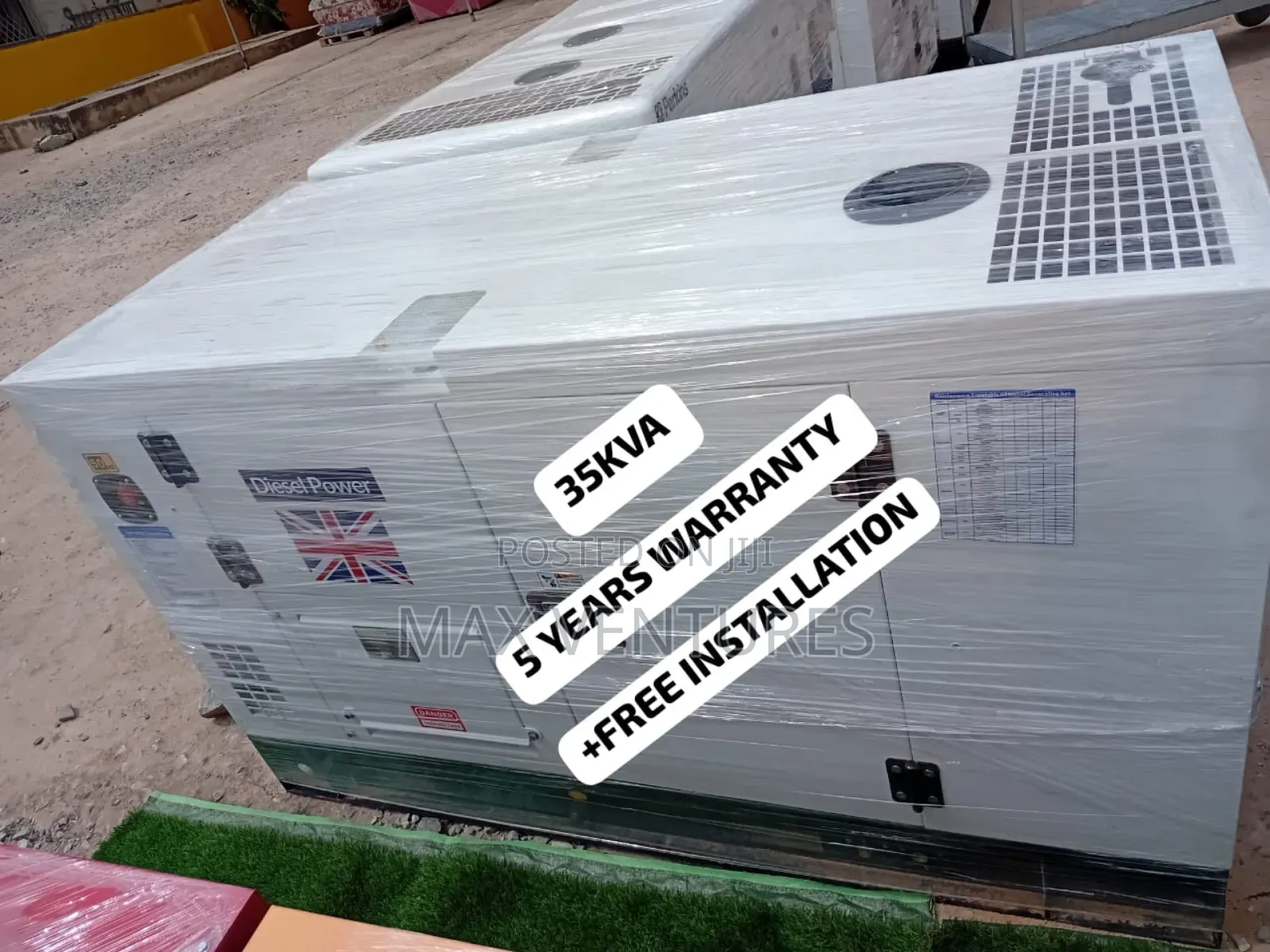 35kw Diesel Perkins Generator Immaculate Spotless Plant
